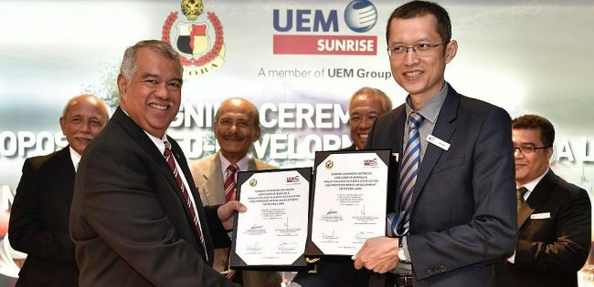 Development Agreement with UEM Sunrise